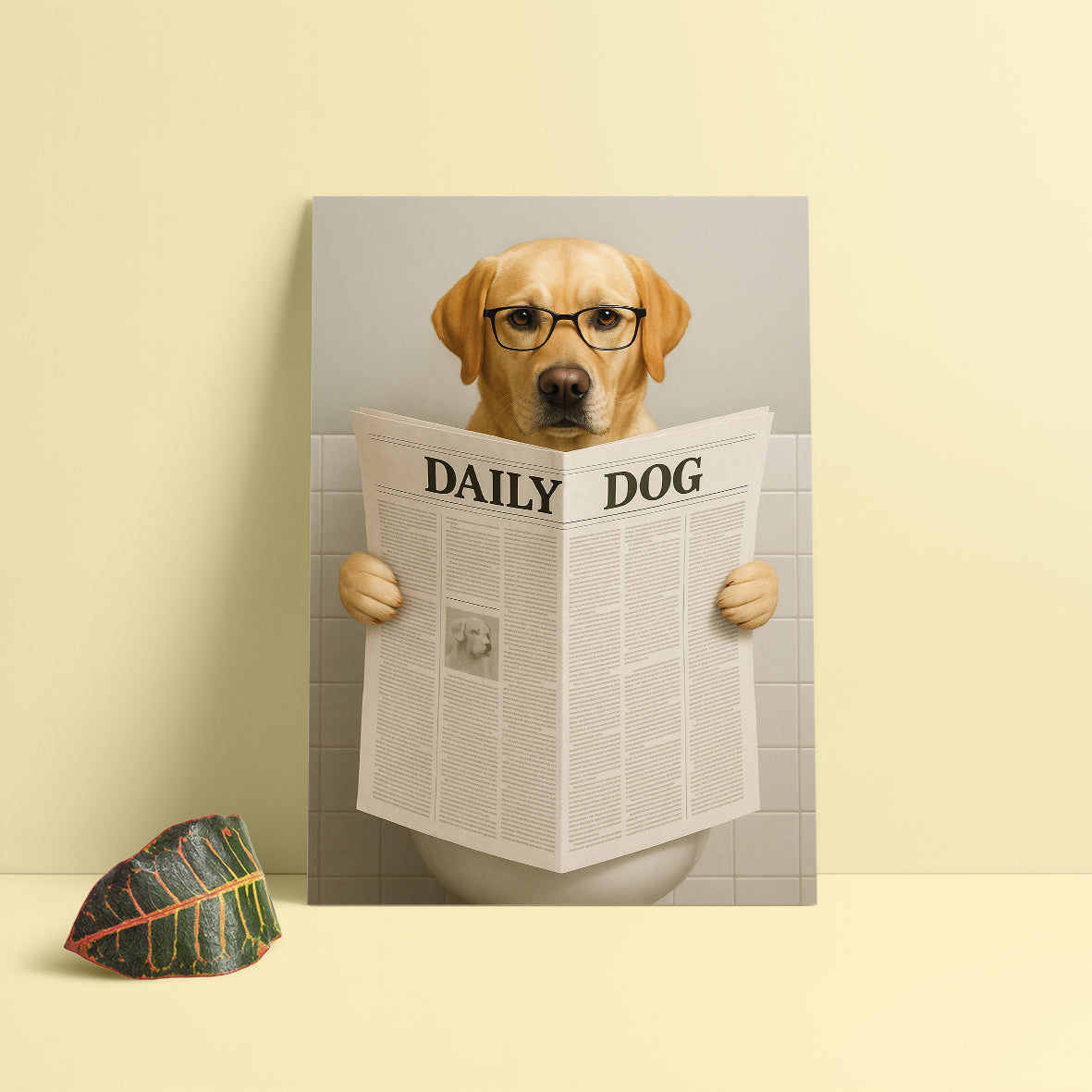 The Daily Dog - Banyo Dekoru