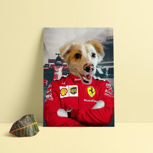 formula-1 driver pet canvas