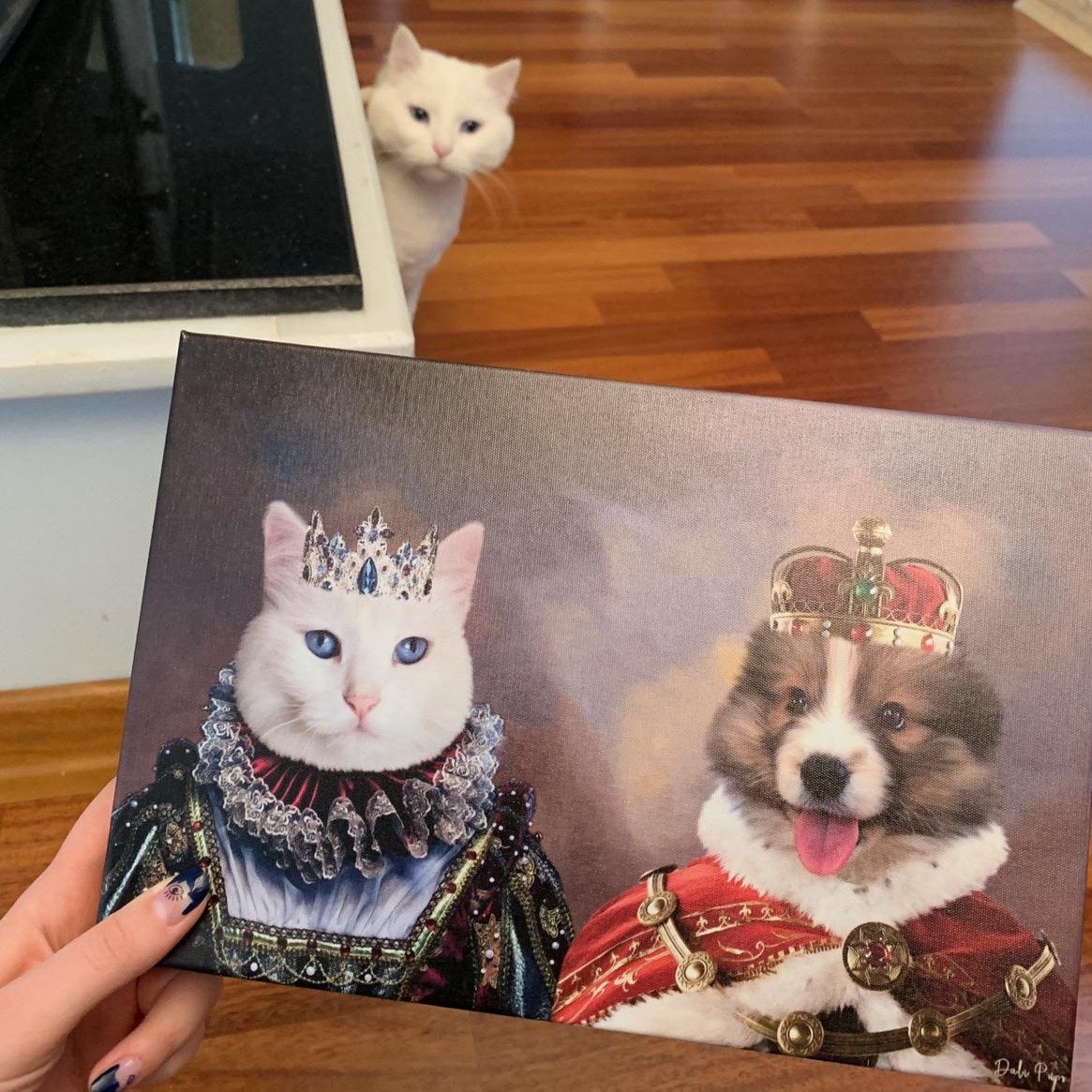 Kişiye Özel Evcil Hayvan Kanvas Tablosu - Pet Kanvas Tablo - Evcil Hayvan Tablosu- Kişiye Özel Evcil Hayvan Tablosu