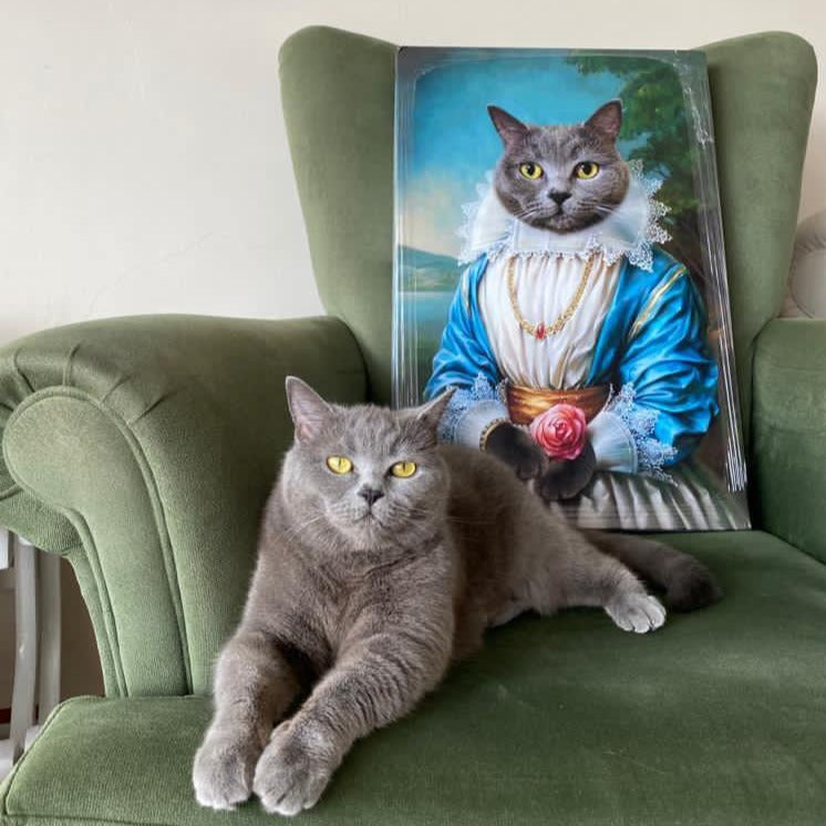 Kişiye Özel Evcil Hayvan Kanvas Tablosu - Pet Kanvas Tablo - Evcil Hayvan Tablosu- Kişiye Özel Evcil Hayvan Tablosu