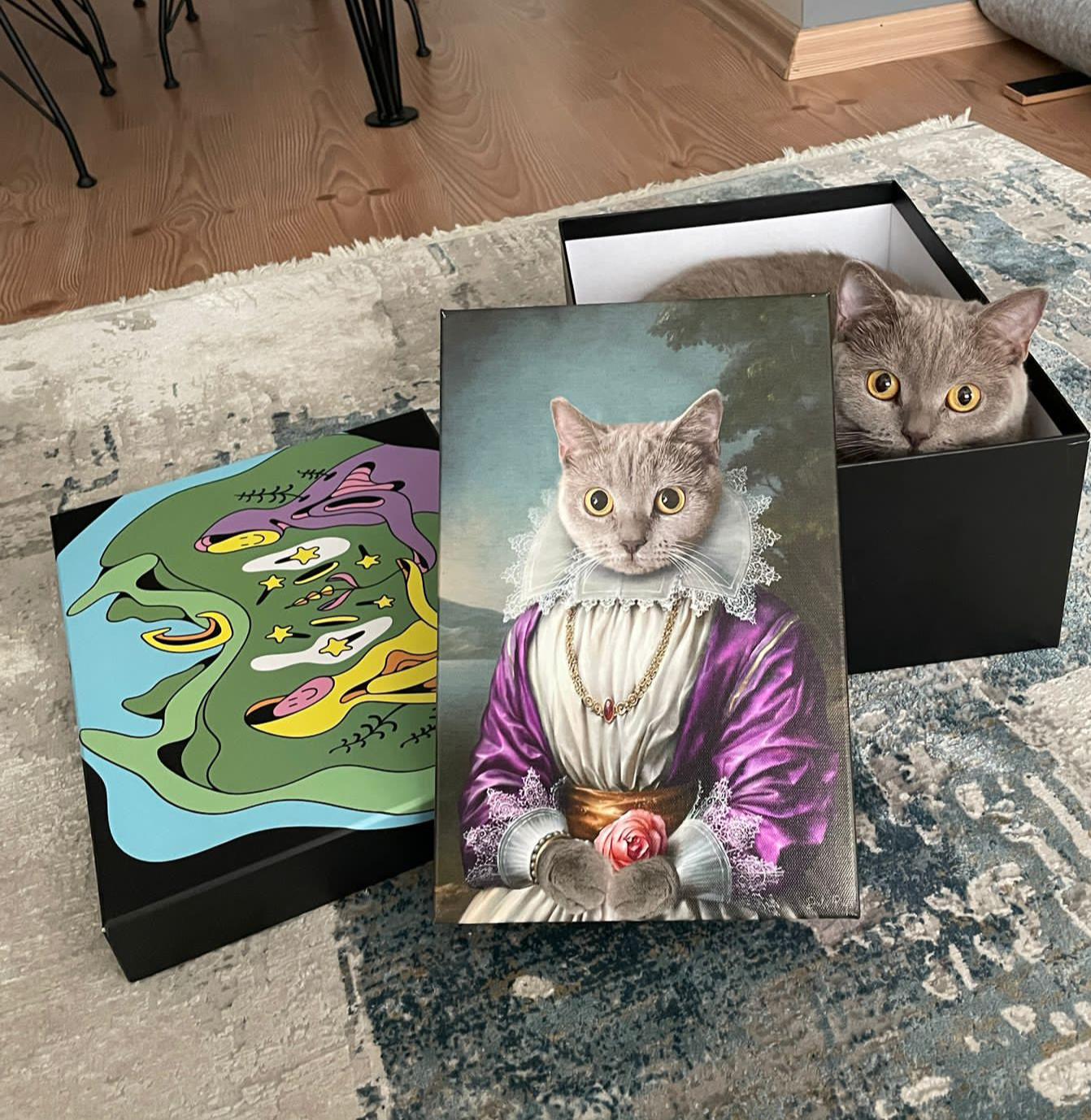 Kişiye Özel Evcil Hayvan Kanvas Tablosu - Pet Kanvas Tablo - Evcil Hayvan Tablosu- Kişiye Özel Evcil Hayvan Tablosu