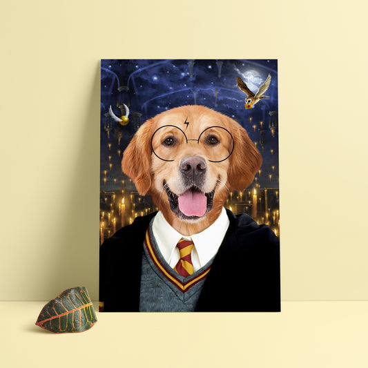 Harry Potter Köpek Tablosu Dali Pups'ta. Kişiye Özel Evcil Hayvan Kanvas Tablosu için tıkla!