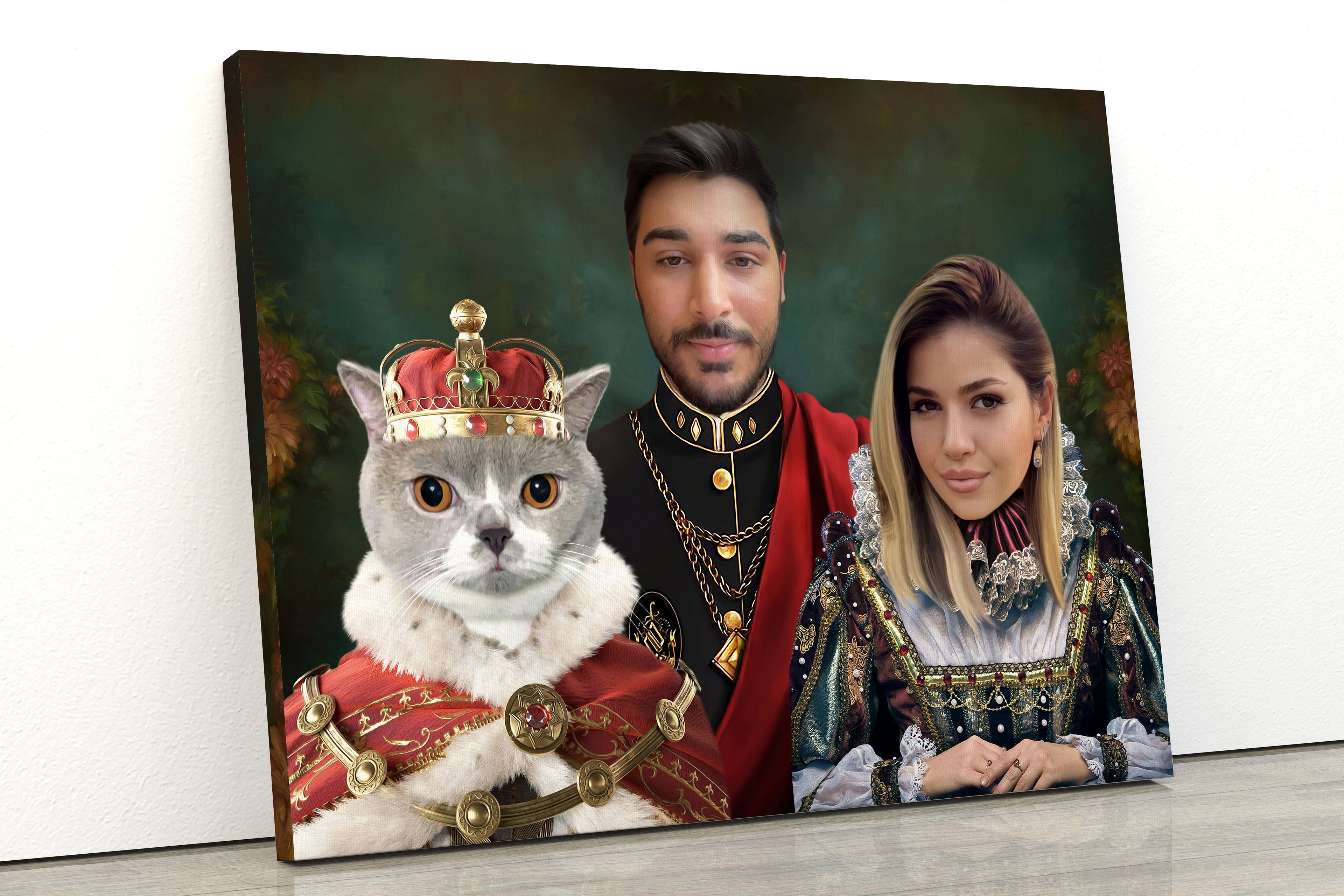 Aristokrat bir aileye mi sahipsiniz? Kişiye özel tasarım tablolarımız tam size göre. Kişiye özel kanvas tablo yaptırmak için Dali Pups'ı ziyaret et.