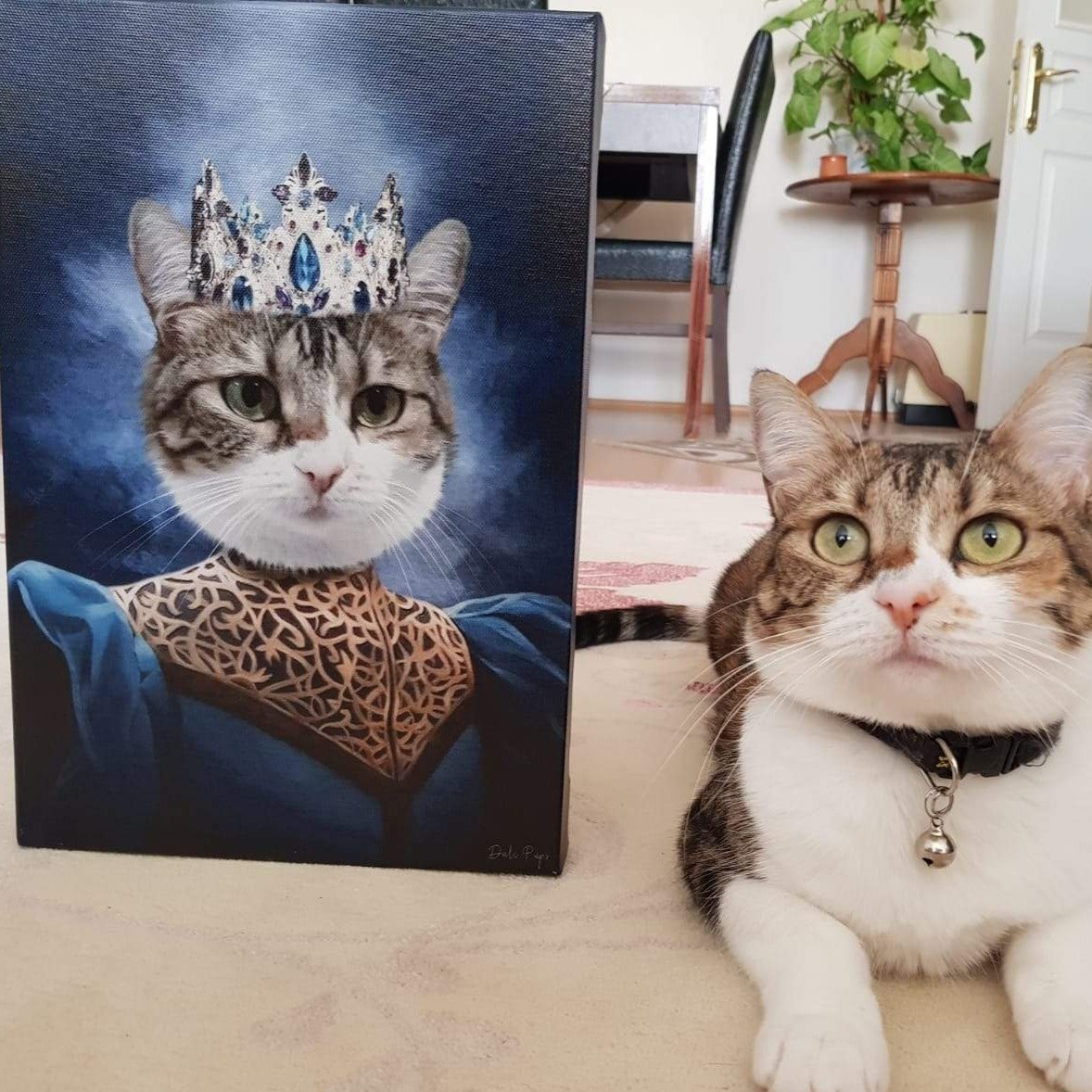 Prenses kedi tablosu yaptırmak mı istiyorsun? Prenses kedi tablosu evinize rönesans esintileri getirecek. Kişiye özel kedi tablosu yaptırmak için sitemizi ziyaret et.