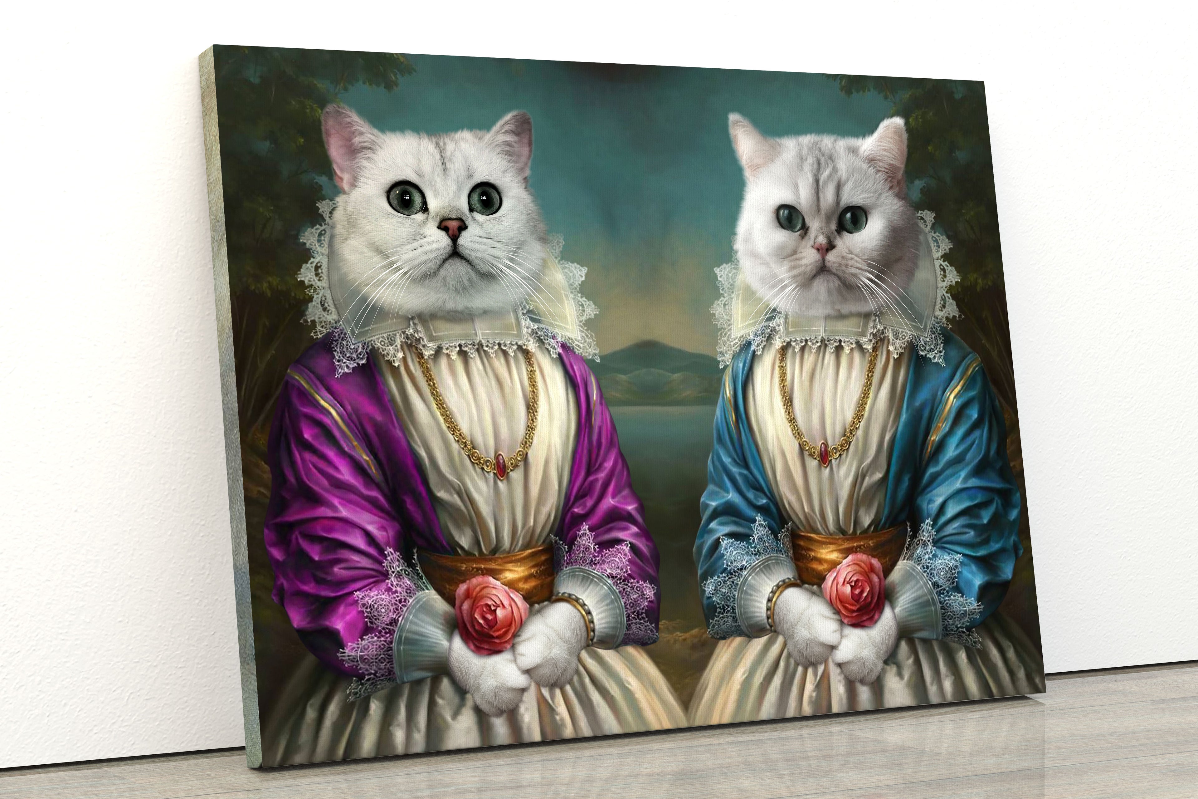 Kişiye özel evcil hayvan tablosu evcil hayvan sahipleri için en güzel hediye. Prenses kedi tablosu yaptırmak için sitemizi ziyaret et.